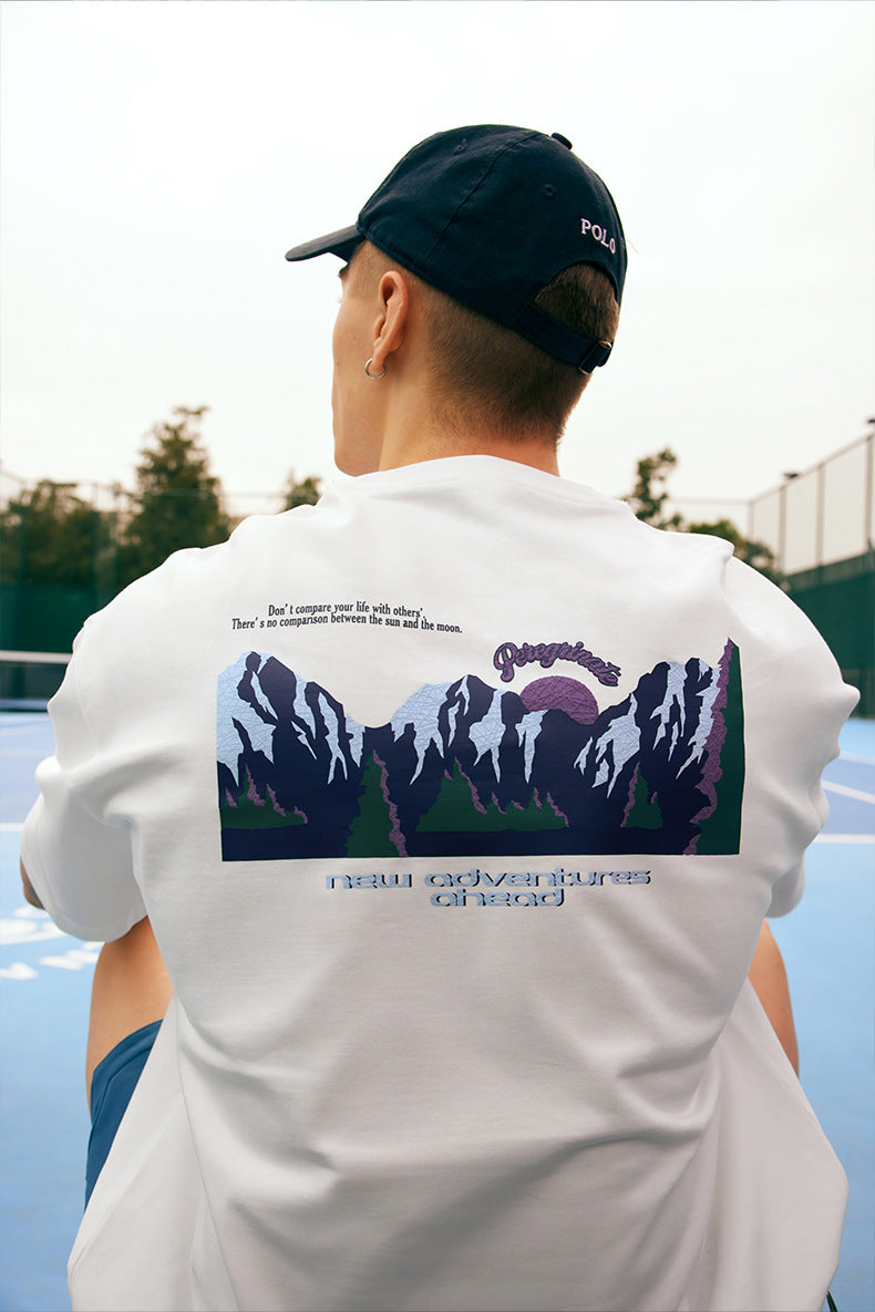 MOUNTAIN PRINT T-SHIRT
