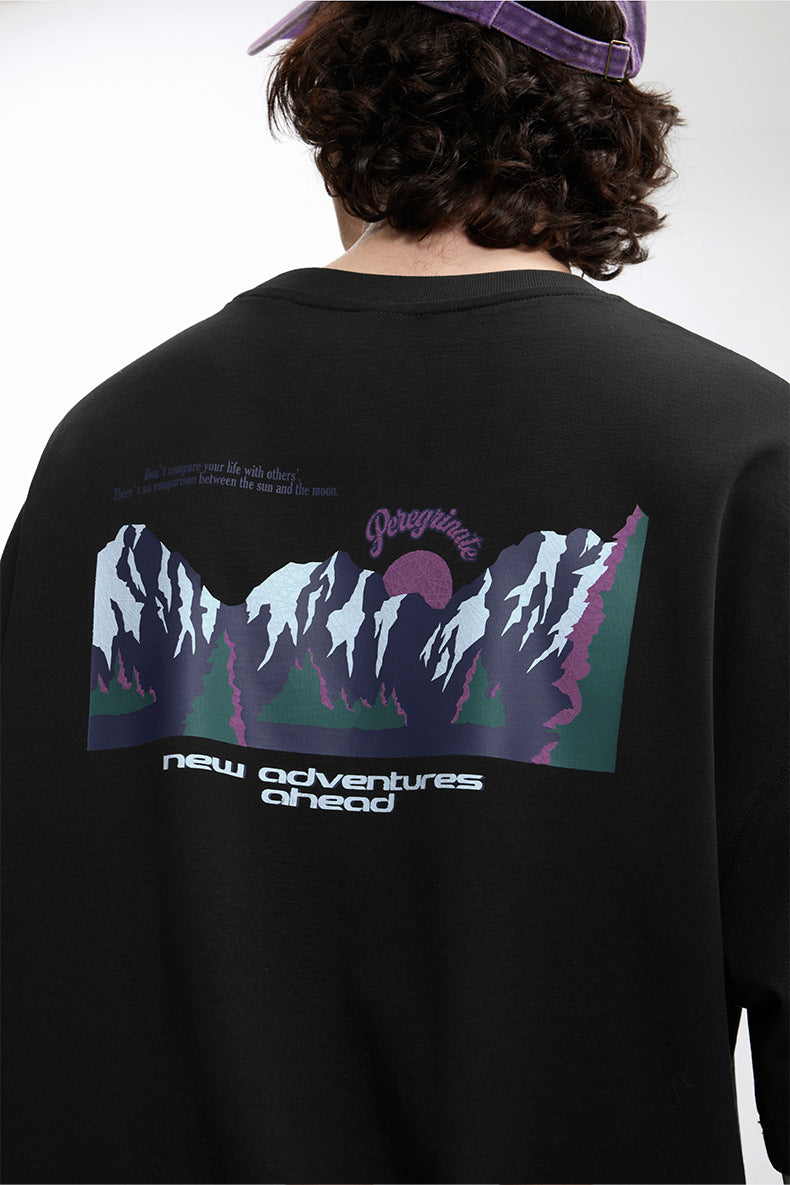 MOUNTAIN PRINT T-SHIRT
