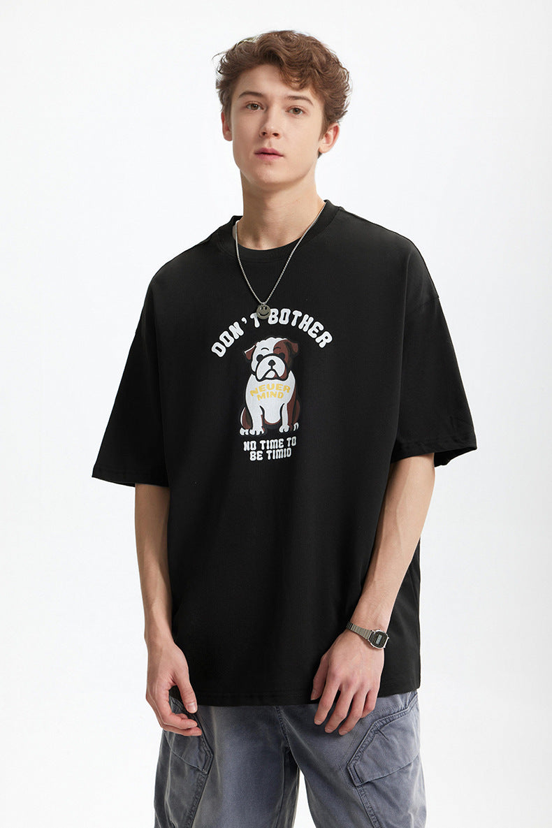 BULLDOG FUN PRINT T-SHIRT