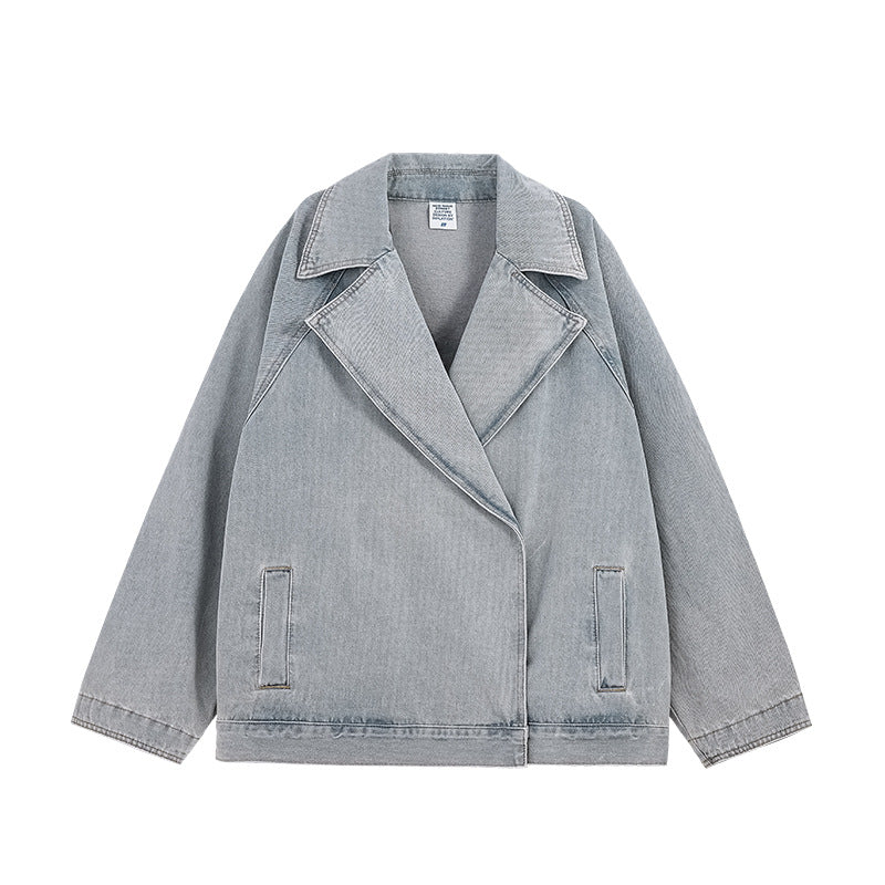 VINTAGTE WASHED DENIM JACKET