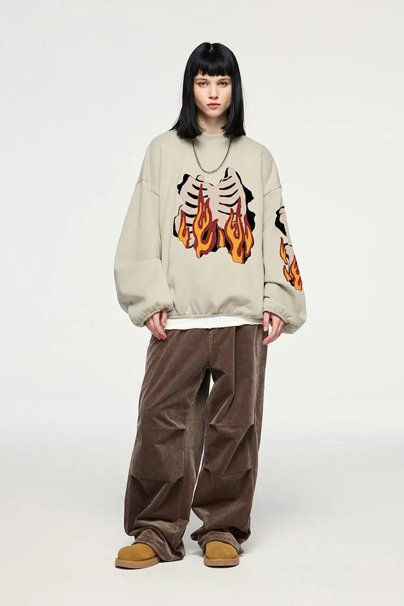 FIRE BONE -WARM FLEECE SWEATSHIRT TIO