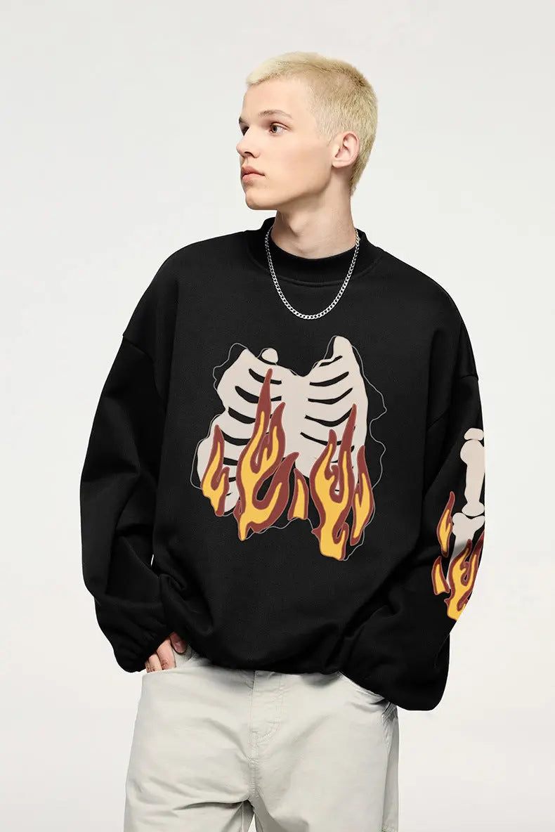 FIRE BONE -WARM FLEECE SWEATSHIRT TIO