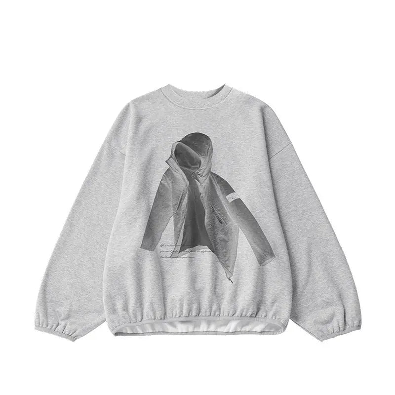 X-Ray PATTERN FLEECE SWEATSHIRT TIO