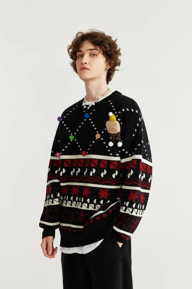 HEY BEAR-CHRISTMAS SWEATER TIOB