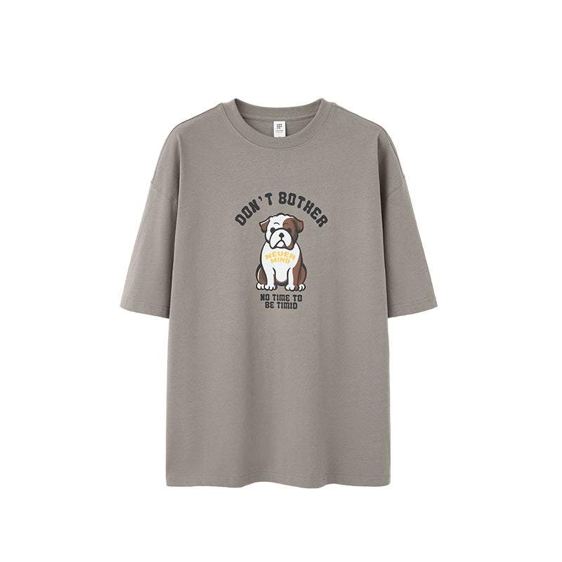 BULLDOG FUN PRINT T-SHIRT