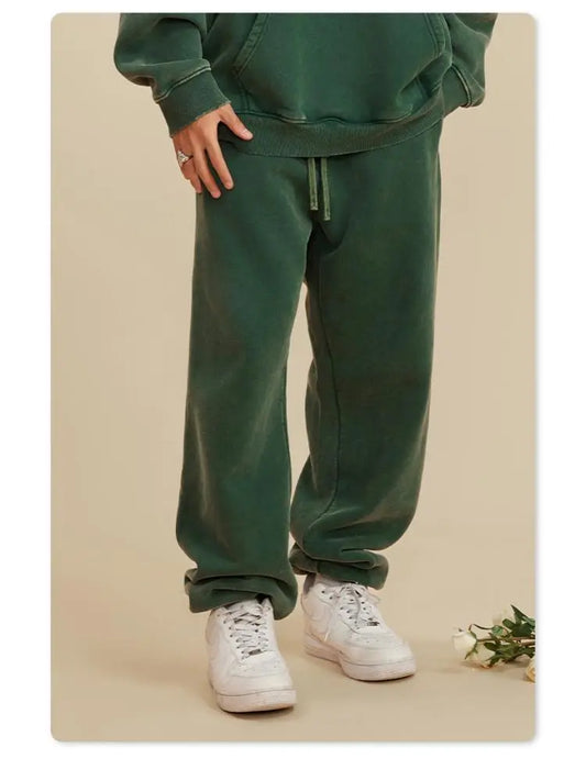 WASHED WEEKDAY SWEAT PANTS WITH STRINGS TIO