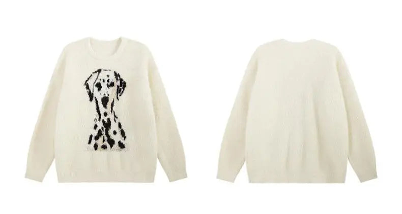 DALMATIAN PATTERN SOFTER SWEATER TIO