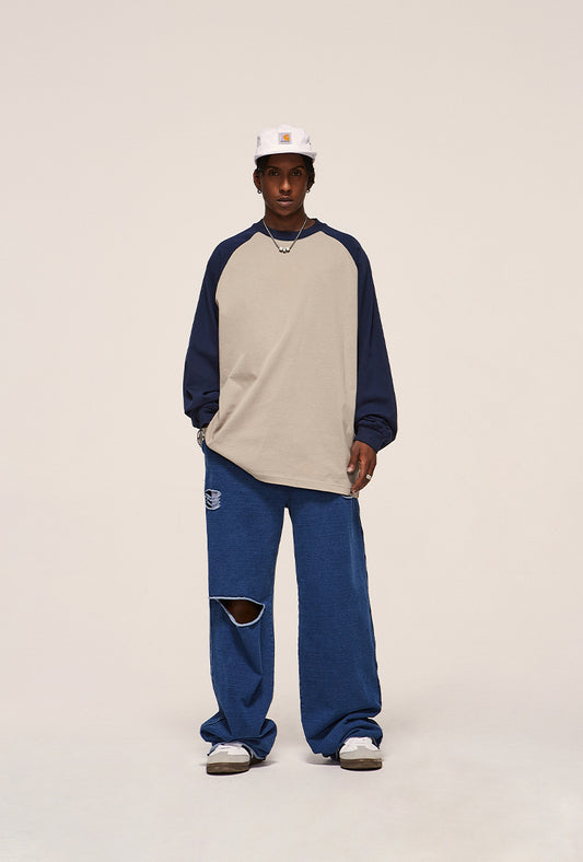 CONTRAST RAGLAN SHIRT
