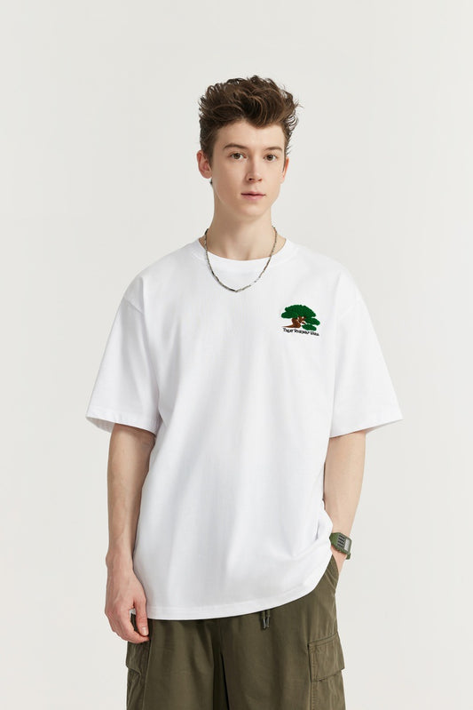 PINE EMBROIDERY T-SHIRT