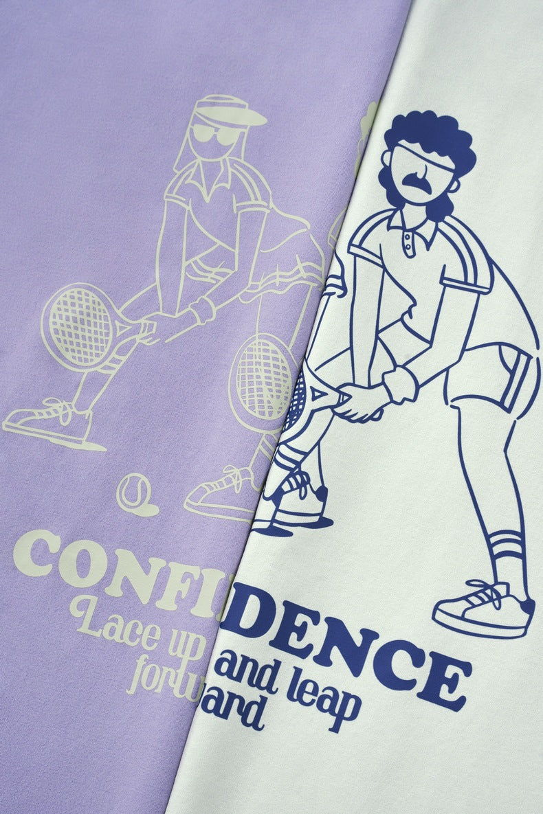 TENNIS PRINT T-SHIRT