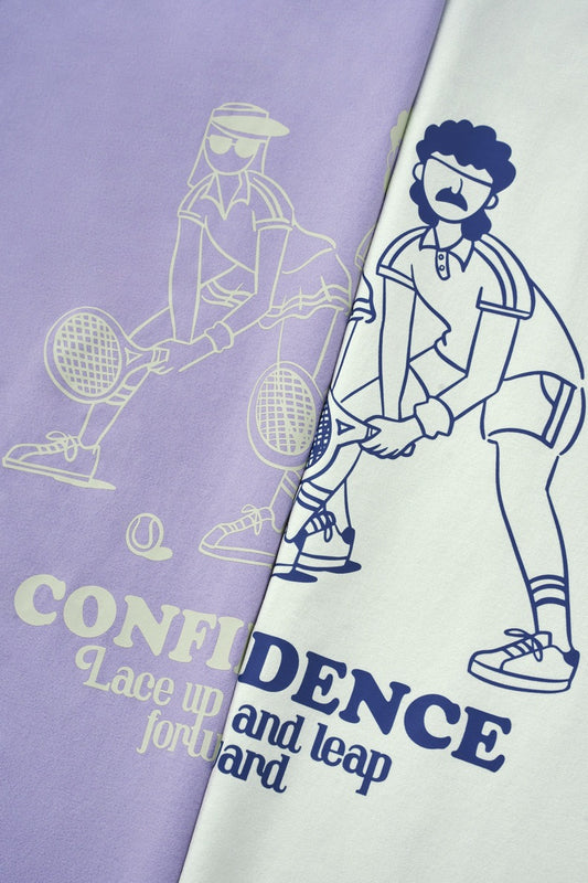 TENNIS PRINT T-SHIRT