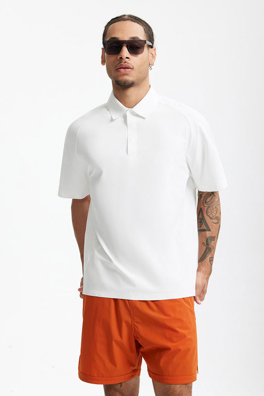 ULTRASONIC-SEAM POLO TEE