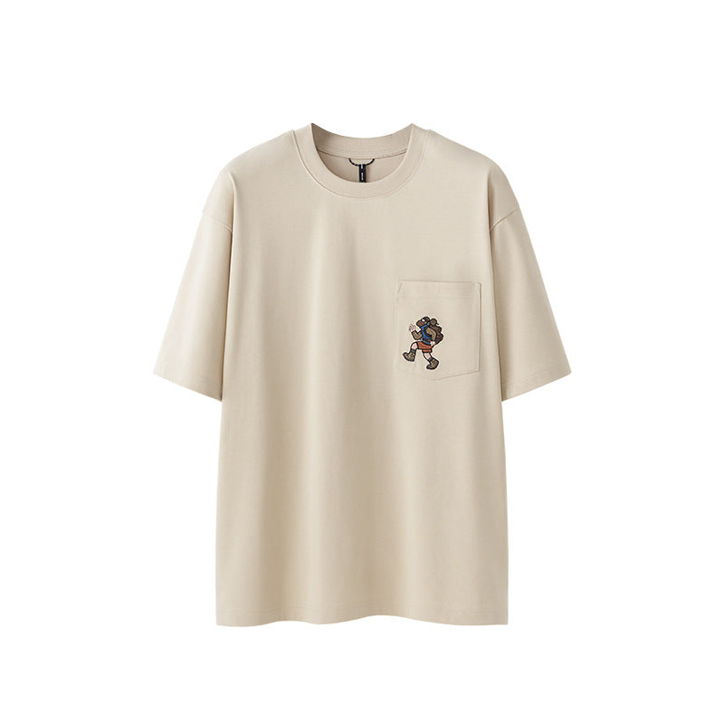 EMBROIDERED POCKET T-SHIRT