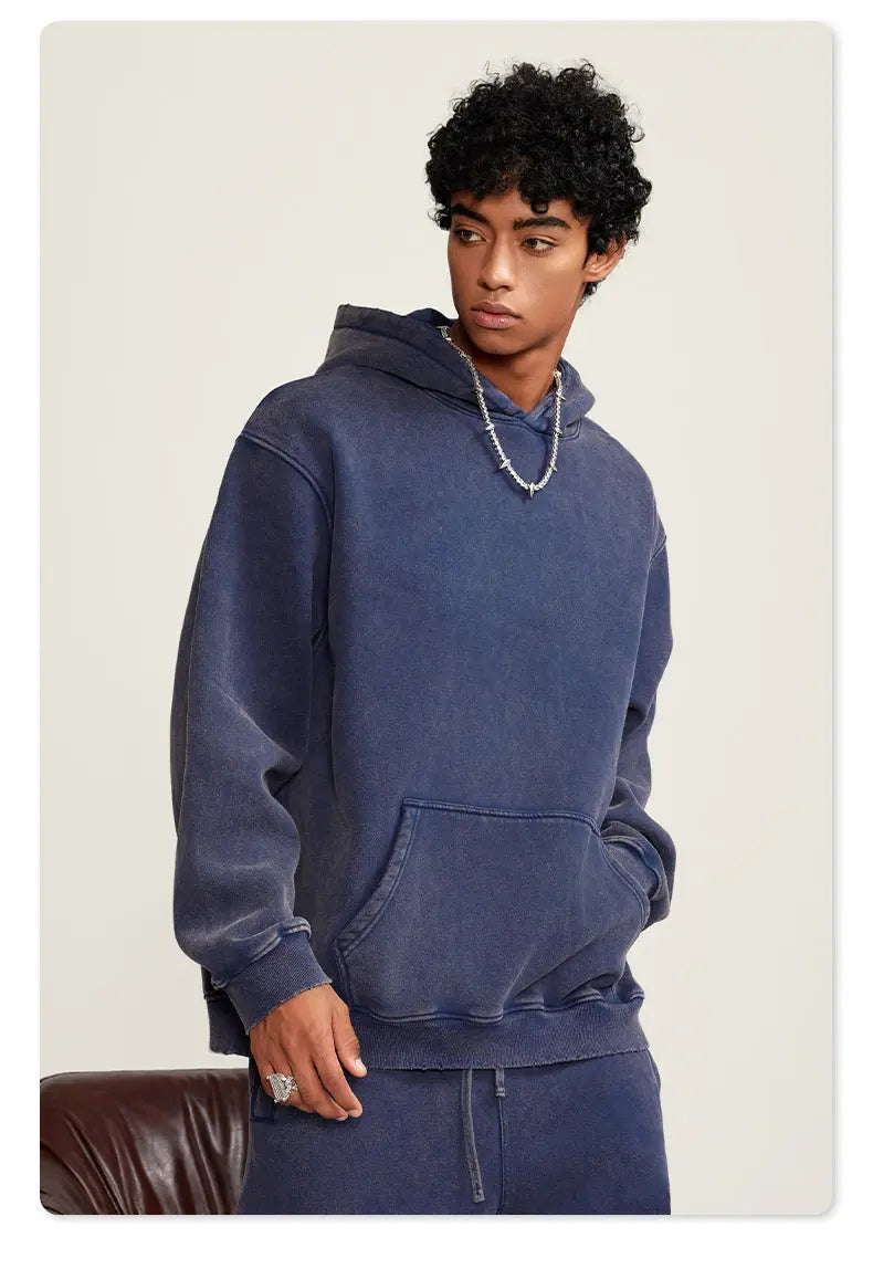 Washed Essentials pullover hoodie TIO