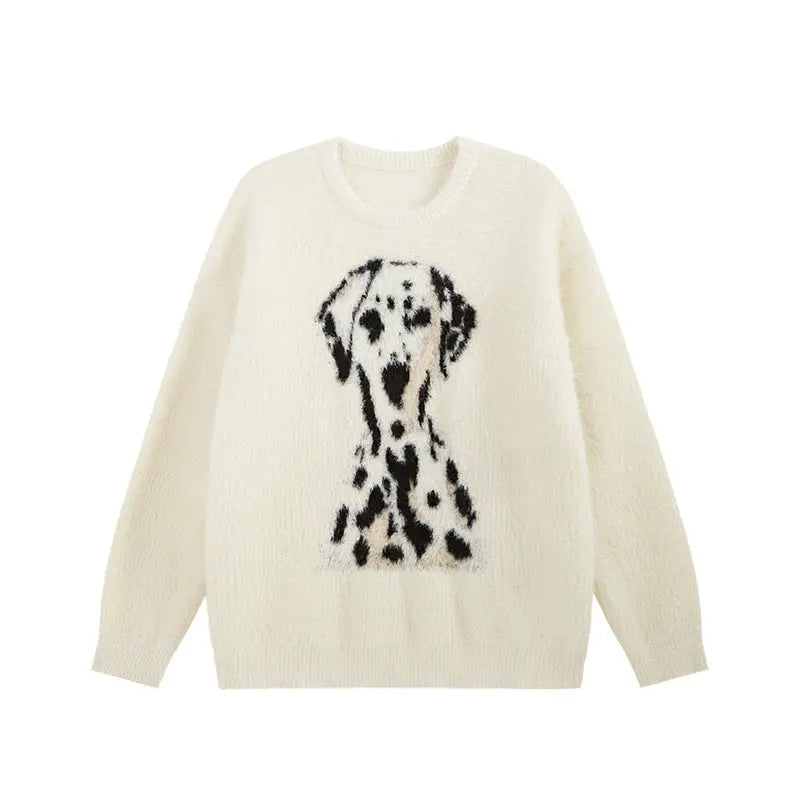 DALMATIAN PATTERN SOFTER SWEATER TIO