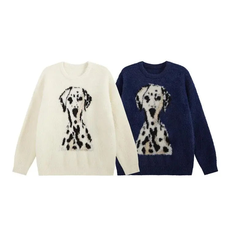 DALMATIAN PATTERN SOFTER SWEATER TIO