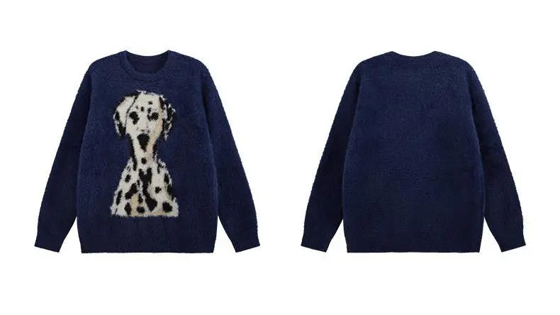 DALMATIAN PATTERN SOFTER SWEATER TIO