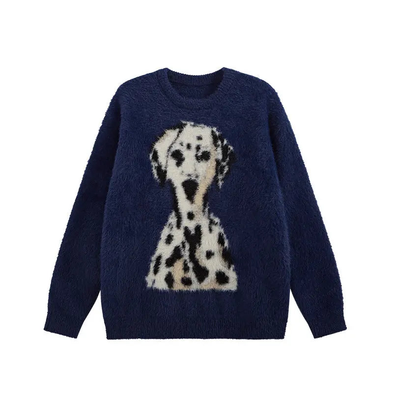 DALMATIAN PATTERN SOFTER SWEATER TIO