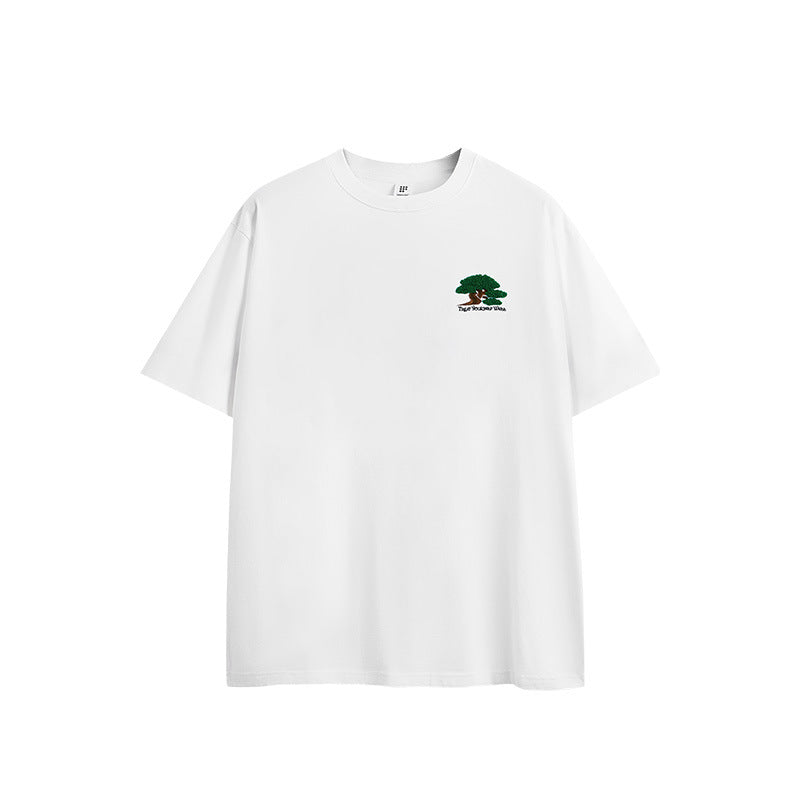 PINE EMBROIDERY T-SHIRT